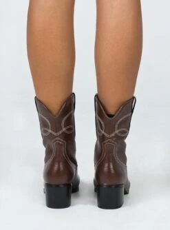 Princess Polly Carinne Boots Brown -Best Shoes Shop 3 d3d44324 866a 48cf 9a50 3e4e332c13b2