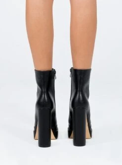 Princess Polly Last Time Boots Black -Best Shoes Shop 3 e4398294 70ff 452a ba72 5bb73344269b