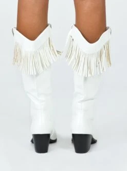 Princess Polly Norah Boots White -Best Shoes Shop 3 e551c8ce 6071 4ef0 b504 68fcb60e0017