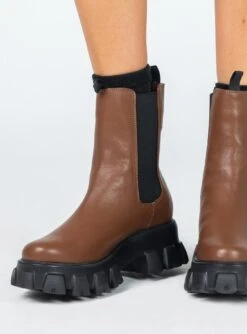 Princess Polly Lindsey Boot Brown -Best Shoes Shop 3 e93966b7 01fa 4a0f 8110 e223b7af8dd7