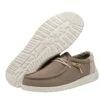 Hey Dude Men's Natural Clay Wally Linen Shoe -Best Shoes Shop 40015 0Y8