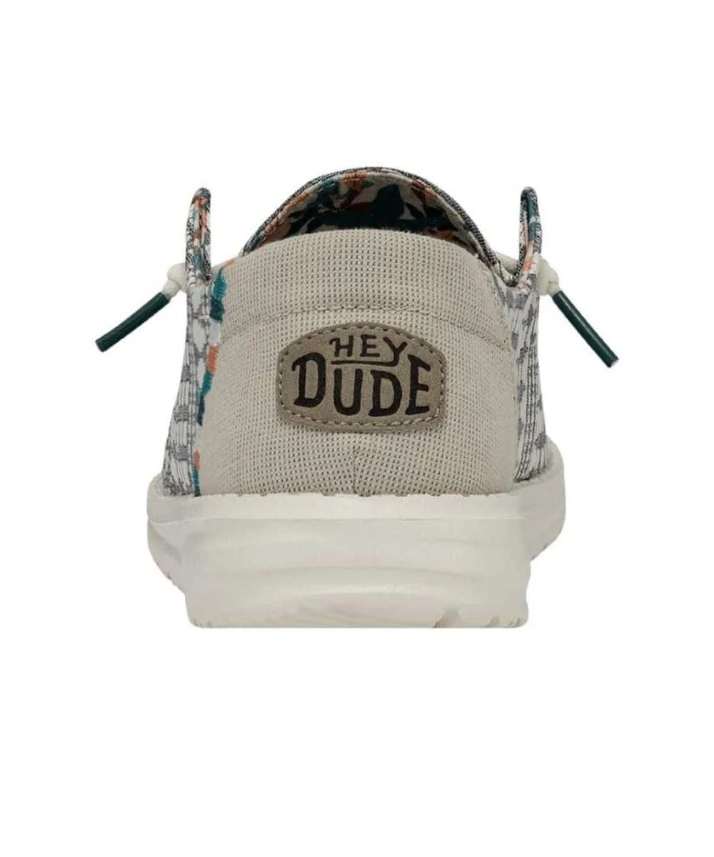 Hey Dude Women's Embroidery Grey Wendy Boho Shoe 5 Hey Dude Women's Embroidery Grey Wendy Boho Shoe - Image 3