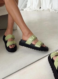 Princess Polly Ma Belle Sandals Matcha Croc -Best Shoes Shop 4 0138e5f9 ed04 4e9c 861a e40caf41720e