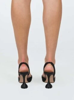 Princess Polly Alena Jewel Slingback Heels Black -Best Shoes Shop 4 05b4be3f a72c 4c52 9dc3 df6c7ebafc73