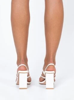 Princess Polly Armado Heels White -Best Shoes Shop 4 063e2346 b891 4539 9052 188fea204e5e