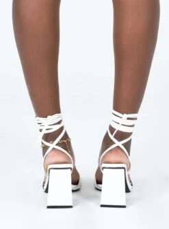 Princess Polly Desert Rain Heels White -Best Shoes Shop 4 0728b448 be2e 47cd b901 a4083b19ac13