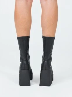 Windsor Smith Baddest Black Stretch Sock Boots -Best Shoes Shop 4 6865d1c5 bb7d 45b2 85fc e5ffc1168a60