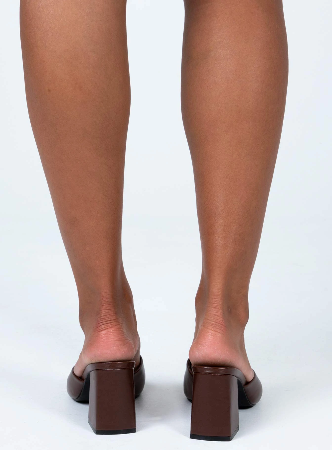 Princess Polly Sunset Boulevard Heels Chocolate Brown 6 Princess Polly Sunset Boulevard Heels Chocolate Brown - Image 4