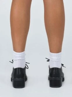 Princess Polly Mackenzie Flat Black -Best Shoes Shop 4 ab388420 7ad0 4fe6 914a 16295a041e4e