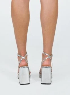 Princess Polly Cammie Heels Chrome -Best Shoes Shop 4 d09095ef 995d 4714 b5b5 b20277ab8263