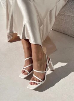 Princess Polly Armado Heels White