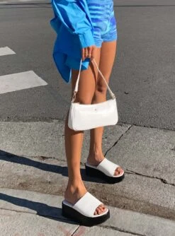 Princess Polly Britta Platform Heels White