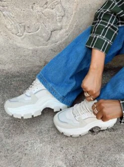 Princess Polly Damian Sneakers Beige