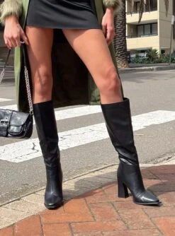 Princess Polly Keeley Boots Matte Black 11 Princess Polly Keeley Boots Matte Black -Best Shoes Shop Keeley Boots Matte Black 1