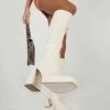 Princess Polly Montgomery Boot Cream Croc 2 Princess Polly Montgomery Boot Cream Croc -Best Shoes Shop Montgomery Boot Off White Croc 1