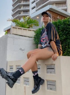 Princess Polly A La Mode Ribbed Sock Boots -Best Shoes Shop SPEEDSTER TEE MINI DRESS BLACK IT S LIT SOCKS WHITE PINK A LA MODE RIBBED SOCK BOOTS 058c48e6 0d02 4a07 a664 fe1613e6e15f