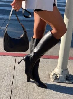 Princess Polly Sawyer Knee High Boots Black 15 Princess Polly Sawyer Knee High Boots Black -Best Shoes Shop Sawyer Knee High Boots Black