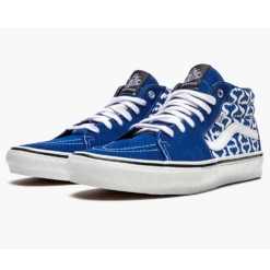 Nike Vans X Supreme Skate Grosso Mid S Monogram Blue -Best Shoes Shop Untitled 13