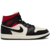 NIKE AIR JORDAN 1 MID WMNS 'BLACK SAIL GYM RED' -Best Shoes Shop Untitled 4 c8bc53a5 6657 48c1 810d d2a578b64fec