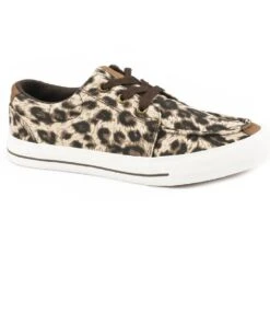 Roper Women's Leopard Print Angel Fire Shoe