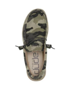 Hey Dude Men's Camo Wally Canvas Shoe -Best Shoes Shop products 110067003 b