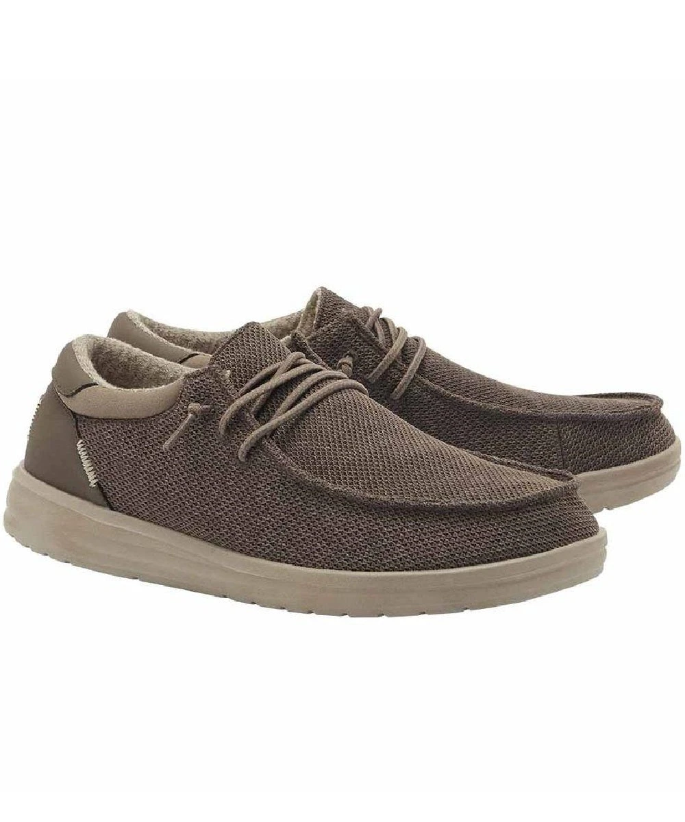 Hey Dude Men's Shitake Brown Paul Sox Shoe 3 Hey Dude Men's Shitake Brown Paul Sox Shoe