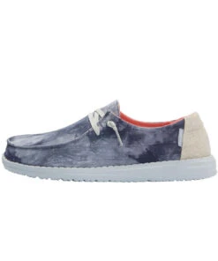 Hey Dude Women's Tie Dye Navy Wendy Shoe -Best Shoes Shop products 121412563 b