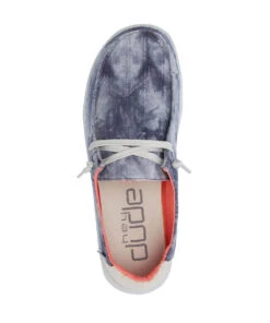 Hey Dude Women's Tie Dye Navy Wendy Shoe -Best Shoes Shop products 121412563 c
