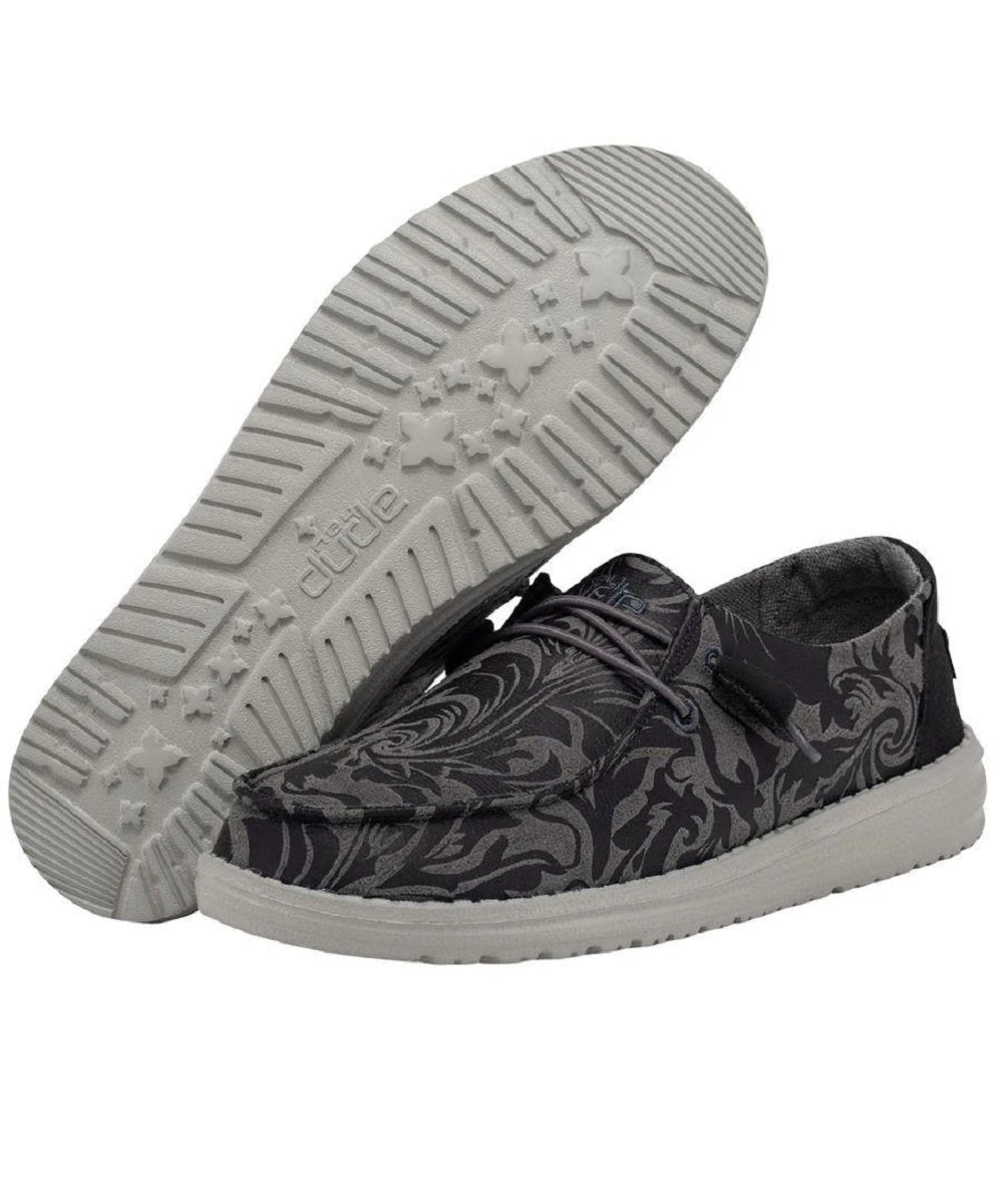 Hey Dude Women's Gunmetal Wendy Ranch Shoe 3 Hey Dude Women's Gunmetal Wendy Ranch Shoe