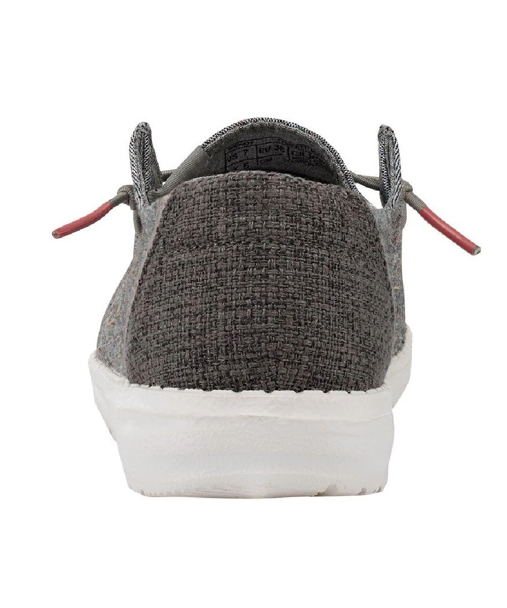 Hey Dude Women's Black Confetti Wendy Canvas Shoe 4 Hey Dude Women's Black Confetti Wendy Canvas Shoe - Image 3