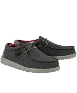 Hey Dude Men's Quarry Wally Recycled Leather Shoe 9 Hey Dude Men's Quarry Wally Recycled Leather Shoe -Best Shoes Shop products 150202995 a
