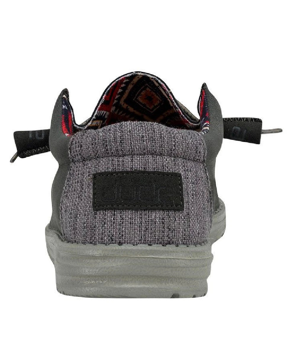 Hey Dude Men's Quarry Wally Recycled Leather Shoe 5 Hey Dude Men's Quarry Wally Recycled Leather Shoe - Image 3