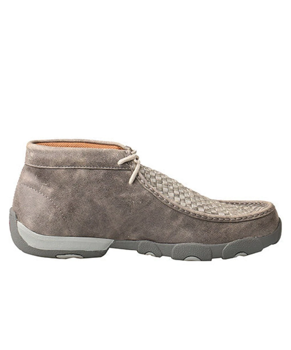 Twisted X Men's Gray Basket Weave Chukka Driving Moc 4 Twisted X Men's Gray Basket Weave Chukka Driving Moc - Image 2