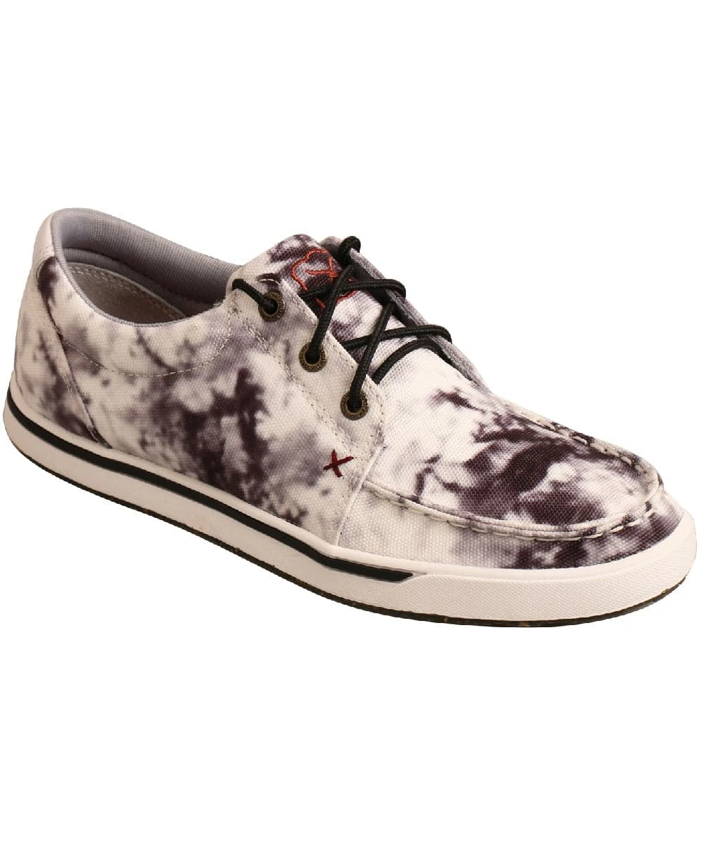 Twisted X Women's Black & White Tie Dye Kicks 3 Twisted X Women's Black & White Tie Dye Kicks