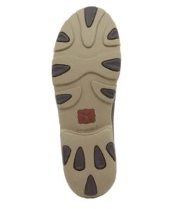 Twisted X Women's Embossed Flower Driving Moc -Best Shoes Shop wdm0070 sole